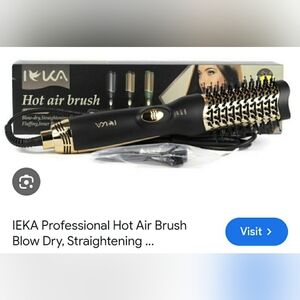 Vasa Black and Gold Hair Styling Brush